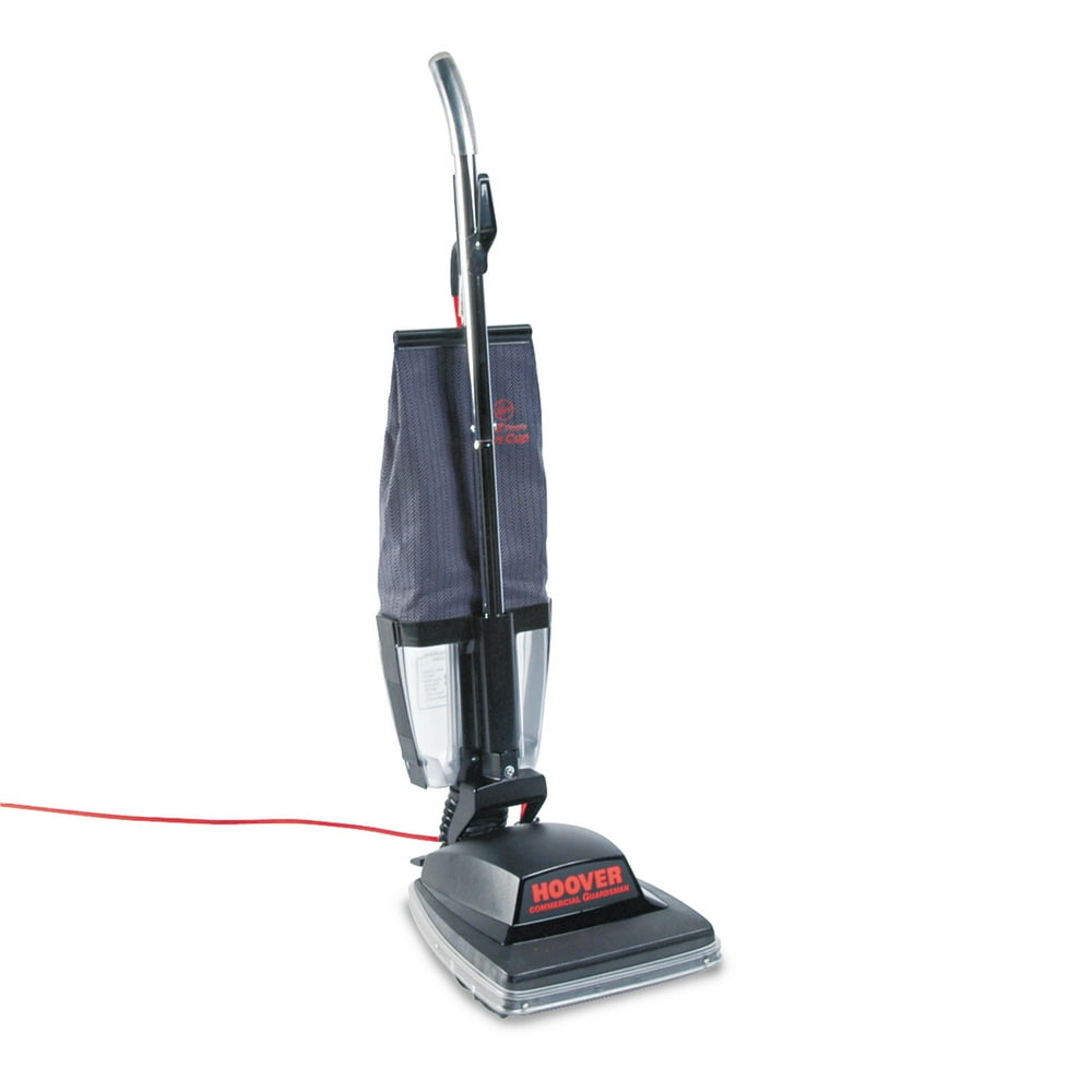 Hoover Commercial Guardsman Bagless Upright Vacuum, 12" Cleaning Path