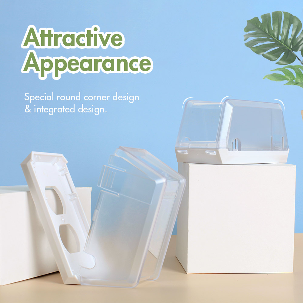 EUDEMON Electrical Outlet Cover Box, Clear photo 7