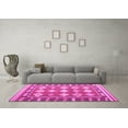 thumbnail image 3 of Ahgly Company Indoor Round Southwestern Pink Country Area Rugs, 3' Round, 3 of 4
