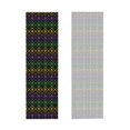 thumbnail image 2 of Lsque Mardi Gra Geometric Printed Cooling Towel (40"x 12"), Ice Towel, Microfiber, Soft Breathable Chilly Towel for Yoga, Sport, Gym, Workout, Fitness, Running, 2 of 9