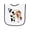 White and Navy, variant on Inktastic I'm One-cowgirl Riding Horse Birthday Baby Terry Cloth Bib