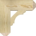 thumbnail image 3 of Ekena Millwork 4"W x 14"D x 14"H Olympic Craftsman Rough Sawn Bracket, Douglas Fir, 3 of 4