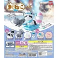 thumbnail image 4 of Magnetite Cat Capsule Toy Animal Raccoon Puppet Car Ornaments Eat Fish Tiger Pattern Figure Movable Model Toys, 4 of 5