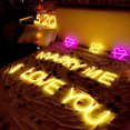 thumbnail image 2 of Labymos LED Letter Lamp Battery Operated Powered M Shape Warm White for Home Party Decoration, 2 of 8