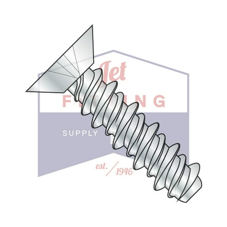 

4-24 x 5/16 High Low Style Thread Forming Screws | Phillips | Flat Undercut Head | Steel | Zinc (Quantity: 10000)