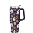 thumbnail image 2 of 40 OZ Happy Halloween Travel Mug with Handle Vacuum Insulated Water Bottle Gift for Travel Commuting, 2 of 7