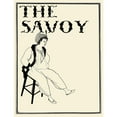 thumbnail image 2 of Beardsley, Aubrey 19x24 Black Modern Framed Museum Art Print Titled - Savoy 1896 Vol.8 - Cover Design, 2 of 4