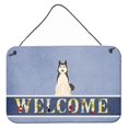 thumbnail image 1 of "Treasures West Siberian Laika Spitz Welcome Metal Print, 8 x 12" Caroline's Treasures BB5606DS812, 1 of 1
