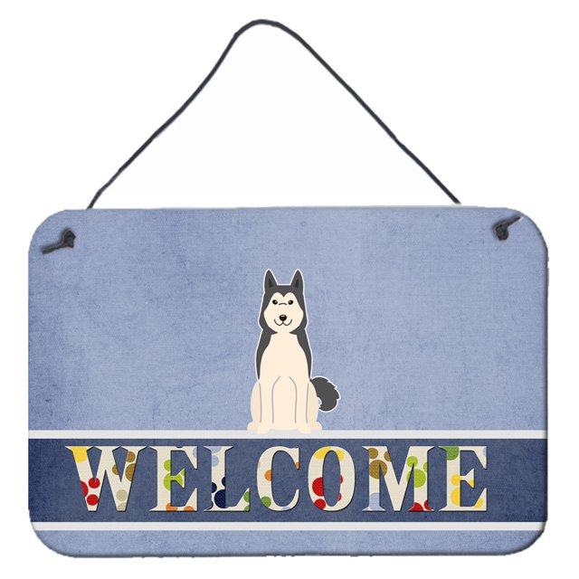 "Treasures West Siberian Laika Spitz Welcome Metal Print, 8 x 12" Caroline's Treasures BB5606DS812