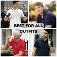 thumbnail image 4 of 5-Pack Men's Dry Fit Moisture-Wicking Polo Shirt (S-3XL), 4 of 6