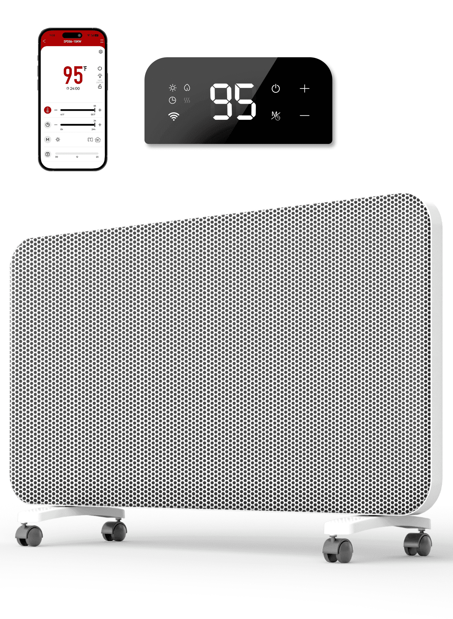 UrbanSync 32-inch 10s Heating Convection Panel Space Heater for
