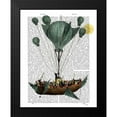 thumbnail image 2 of Fab Funky 12x14 Black Modern Framed Museum Art Print Titled - Diligenza Per La Luna, 2 of 5