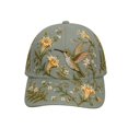 thumbnail image 2 of Women's Floral Hat Embroidered Butterfly Baseball Cap, Vintage Breathable Adjustable Garden Sun Cap, Dad Hat, 2 of 7