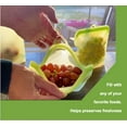 thumbnail image 2 of Ecoberi Reusable Silicone Food Storage Bags - Cook, Store, Freeze, Microwave Safe, 32oz, Set of 3 (Green), 2 of 10