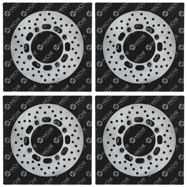 Niche Front Rear Brake Rotor Set for Kawasaki Mule Pro FXT FX FXR UTV 4 Pack 519-CRT2498R
