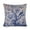 Blue Birds and White Flowers, variant on Linen Cushion Case Outdoor Home Decoration Fashion Geometric Pattern in Mid-Century Modern Colors Pillowcase Colorful Mid Century Modern Wobbly Circle Decorative Pillow Pillowcase for Couch 16"x16"