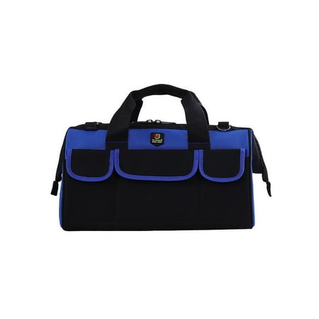 

YILEQI Multifunctional Large Capacity Oxford Cloth Toolkit for Plumber and Electrician One-shouldered Portable Dual-use Bag