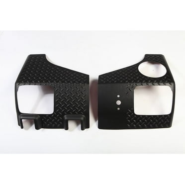 Rugged Ridge by RealTruck Quarter Panel Body Armor for Wrangler JKU 4-Door | Black Diamond Plate Thermoplastic | 11651.01 | Compatible with 2007-2018 Jeep Wrangler JK 4-Door