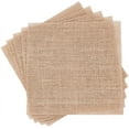 thumbnail image 2 of WEBEEDY Linen Fabrics for DIY Christmas Wedding Decorations Craft Square Tan 20.1x20.1x0.1cm, 2 of 6