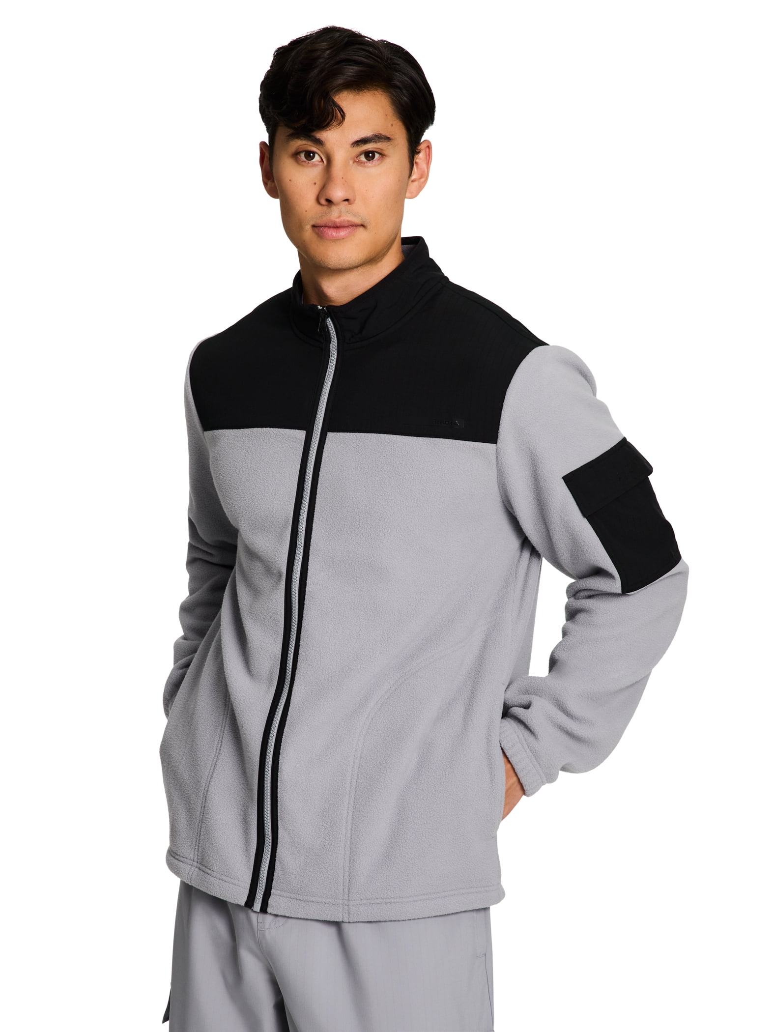Reebok Men's and Big Men's Summit Full Zip Knit Jacket, Sizes XS-5XL
