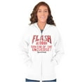 thumbnail image 4 of Flash Gordon Logo Vintage Comic Hero Unisex Plus Size Zip Hoodie Brisco Brands 2X, 4 of 6