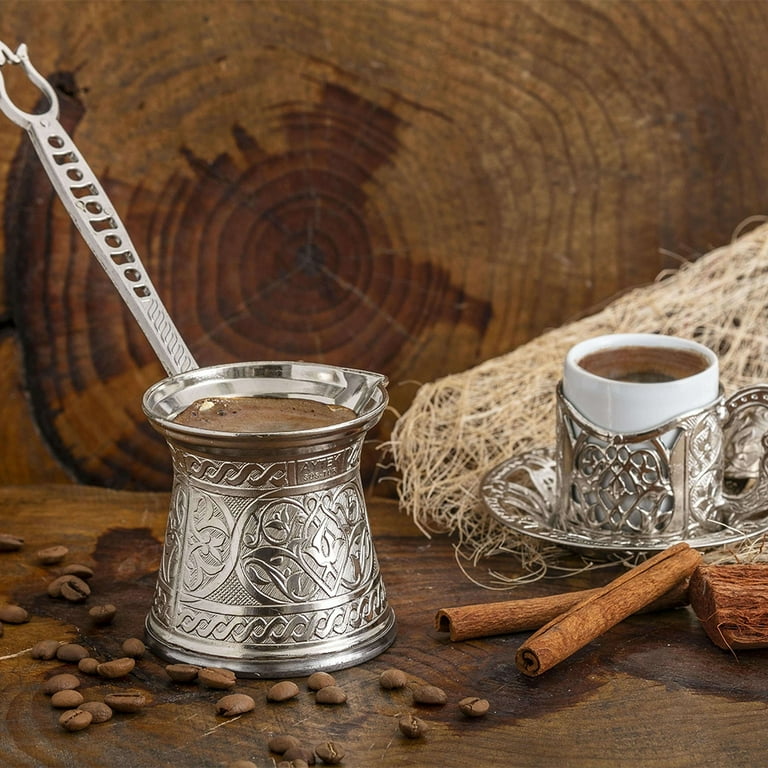 ARMENIAN TURKISH COFFEE POT MAKER CEZVE IBRIK Jezve Turka 14 oz 400 ml