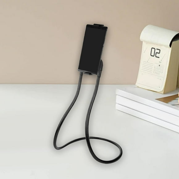 Soporte para teléfono con cuello, soporte para teléfono inteligente, compacto, versátil, giratorio 360, ajustable, para colgar en el cuello,