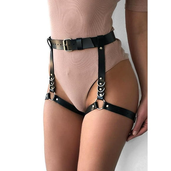 Arnés corporal Salvador para mujer Punk Gothic Cinturón de arnés