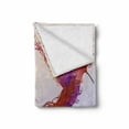 thumbnail image 2 of Birds Soft Flannel Fleece Throw Blanket, Flame Colored Sketch of Flying Broad-Billed Hummingbird with Feathers, Cozy Plush for Indoor and Outdoor Use, 60" x 80", Burgundy Orange, by Ambesonne, 2 of 6