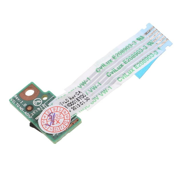 A052P Tablero de botón de encendido / apagado con cable para Ensamblaje de reparación de computadora portátil Hugo Tablero de botón de interruptor de encendido