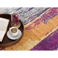 thumbnail image 4 of Rug Branch Savannah Abstract Mid-Century Modern Purple Orange Indoor Runner Rug For Entryway, Hallway, Bathroom, and Kitchen - 2' x 8' (2'3" X 8'), 4 of 6