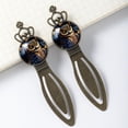 thumbnail image 3 of Owl Vintage Copper Crown-Shaped Bookmarks: Stylish Stainless Steel Reading Accessories for Book Lovers - Set of 2, 3 of 5