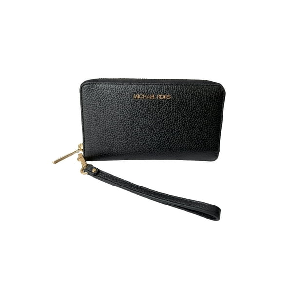 Cartera Michael Kors Negra con Dorado Walmart en linea