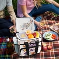 thumbnail image 5 of FORMRS Insulated Cooler Bag 24 Cans Capacity Soft Leakproof Lunch Box with Side Pockets, Warm Autumn Day, 5 of 7