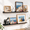Black-2-36in, variant on White 24in Floating Shelves Set of 2 Wall Mounted Decor Storage
