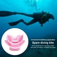 thumbnail image 4 of Sonducket Snorkel regulador mordida boquilla buceo portátil subacuático Snorkel tubo de respiración accesorios mujeres hombres negro Deportes acuáticos Rosado Sonducket OD023602-02, 4 of 6