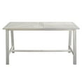 thumbnail image 2 of Manor Park Modern Boho Outdoor Wood Dining Table, White Wash, 2 of 7