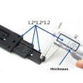 thumbnail image 5 of Btibpse Muebles Guías para cajones de extensión Completa de 6 Pulgadas de Longitud Riel Deslizante con rodamiento de Bolas telescópico 2 Piezas, 5 of 5