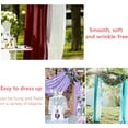 thumbnail image 5 of Canopy Bed Curtains Window Valances:Wedding Arch Draping Fabric,30×217in Versatile Bed Canopy Curtains,Colorful Canopy Bed Scarf for Bed/Birthday Party,2PCS (Peach), 5 of 11