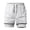 White, variant on Dagugfen Running Shorts for Men 2 in 1 Drawstring Elastic Waisted Mesh Breathable Quick Drying Short Pants Basketball Workout Shorts with Pockets