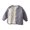Gray, variant on Zwiiyzr 1-12Y Boys Girls Cotton Padded Jacket Solid Color Winter Coat Long Sleeve Quilted Jacket for Kids Gray