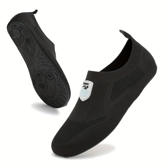 Men's Wide Toe Water Shoes Lightweight Breathable Slip-On Barefoot Sneakers Quick-Dry Non-Slip River Beach Hiking Walking Shoes for Outdoor All-Season Wear