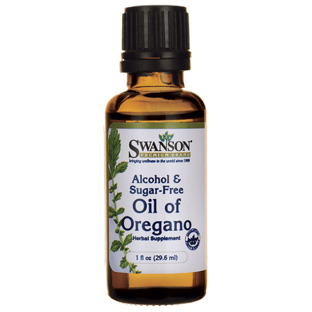 Oil Free Alcohol - Swanson Oil of Oregano Liquid Extract (Alcohol & Sugar Free) 1 fl oz Liquid