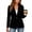 #H-Black1, variant on Summer Blazer Jackets for Women Lightweight Fully Lined Classic Work Office Button Suit with Pockets,Black,Size L