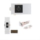 thumbnail image 3 of Cerradura para Puerta de Bolsillo, Herrajes para Puerta de Bolsillo Cuadrados de Privacidad ContemporáNeos en Negro Mate, Cerradura para Puerta de Bolsillo Corrediza Negra, 3 of 5