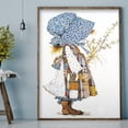 thumbnail image 4 of Kits de bordado completo Cute Little Girl 11CT Estampado Costura Decoraciones para el hogar Hugtrwg Para estrenar, 4 of 9