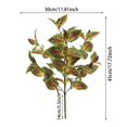 thumbnail image 3 of Artificial Perilla Leaves Greenery Stems, 17.7" Large Foliage Picks Purple-Green Leaves, Lifelike Botanic Decor for Floral Arrangement, Home Shelf Centerpiece Wedding Party Indoor, 3 of 7