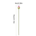 thumbnail image 3 of Artificial Lotus Buds Floral Stem Decorative Fake Lotus Plant, Realistic Vase Display Pond Decoration For Home Office Living Room Garden Wedding Photography Background Table Arrangement Use, 3 of 6