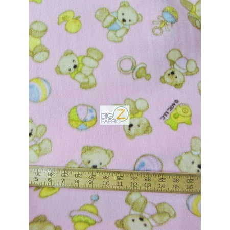 fleece textiles teddy bears yard printed fabric david sold