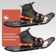 thumbnail image 4 of Raquetas de nieve G2 GO2GETHER de 30 cm, color naranja, para mujeres, hombres y jóvenes, con bastones, 4 of 8